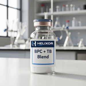 BPC-157 + TB-500 Blend Research Peptide UK laboratory research peptide blend supplied by Helixor Labs