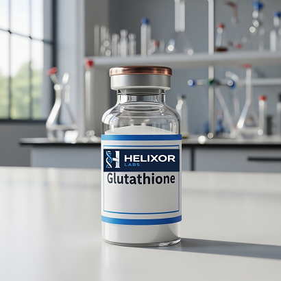 Storage Information To maintain product quality and stability, Glutathione should be handled according to recognised laboratory storage procedures. Recommended storage considerations: Store in suitable laboratory conditions. Protect from heat, moisture, and direct light. Keep product container properly sealed when not in use. Follow appropriate laboratory handling procedures. Maintain accurate laboratory inventory records. Frequently Asked Questions (FAQ) What is Glutathione? Glutathione Research Compound UK is a biochemical research compound investigated in cellular biology, antioxidant research, oxidative stress studies, and molecular science. It is supplied by Helixor Labs exclusively for laboratory research and analytical applications. What is Glutathione researched for? Glutathione is studied in scientific research areas including: Antioxidant pathway research Cellular redox studies Oxidative stress investigations Biochemical analysis Molecular biology research Researchers can access scientific publications and databases through: PubMed NCBI National Institutes of Health (NIH) ClinicalTrials.gov Is Glutathione intended for human use? No. Glutathione supplied by Helixor Labs is intended strictly for laboratory research, analytical testing, and scientific investigation. It is not intended for: Human consumption Medical treatment Diagnosis Disease prevention Therapeutic applications Why is Glutathione studied in laboratories? Researchers investigate Glutathione because it plays an important role in biochemical systems involving antioxidant activity, cellular signalling, and molecular pathways. What other research compounds are related to Glutathione? Researchers interested in cellular and molecular research products can explore related Helixor Labs compounds: NAD+ Buffered MOTS-c GHK-Cu FOXO4-DRI IGF-DES Disclaimer This product is supplied strictly for laboratory research, analytical, and scientific purposes only. It is not intended for human consumption, medical treatment, diagnosis, or therapeutic use. Helixor Labs products are supplied for research applications only, and customers are responsible for ensuring compliance with all applicable laws, regulations, and laboratory safety procedures.