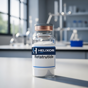 Retatrutide Research Peptide UK laboratory research peptide supplied by Helixor Labs